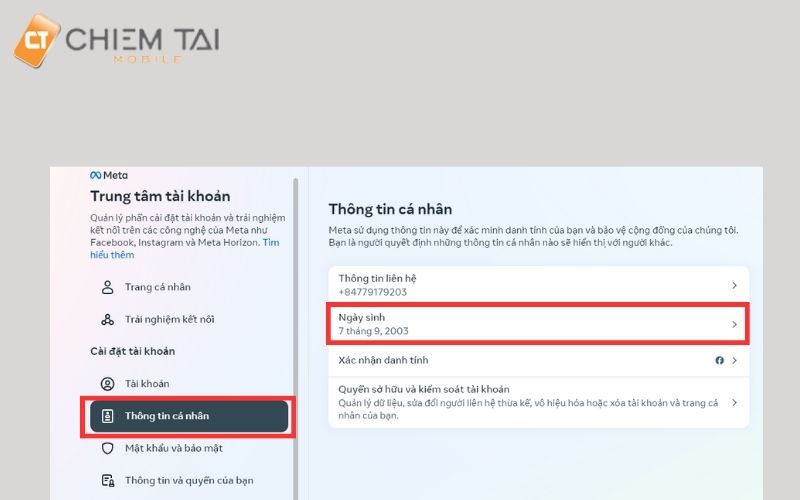 Cách đổi ngày sinh trên Facebook CỰC NHANH CHÓNG và đơn giản