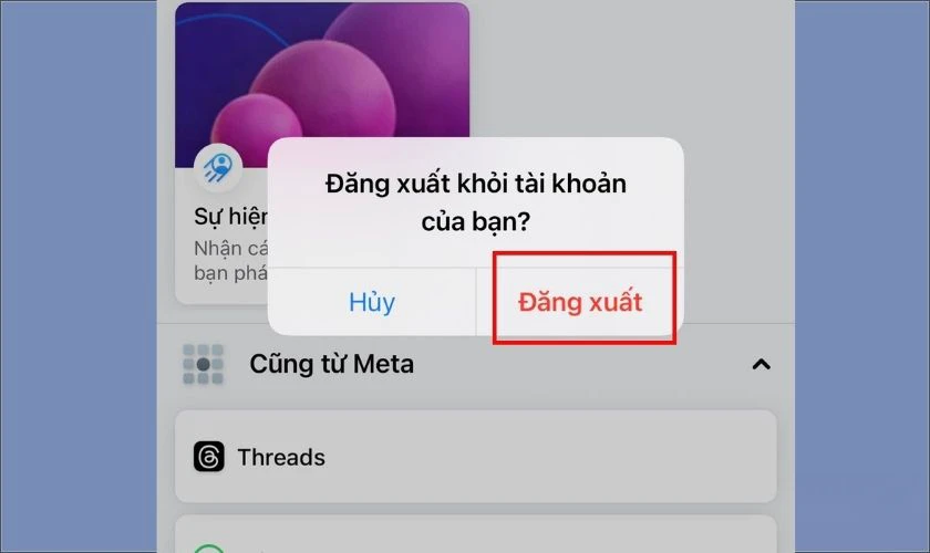 Cách đăng xuất Facebook trên điện thoại, đăng xuất Facebook từ xa