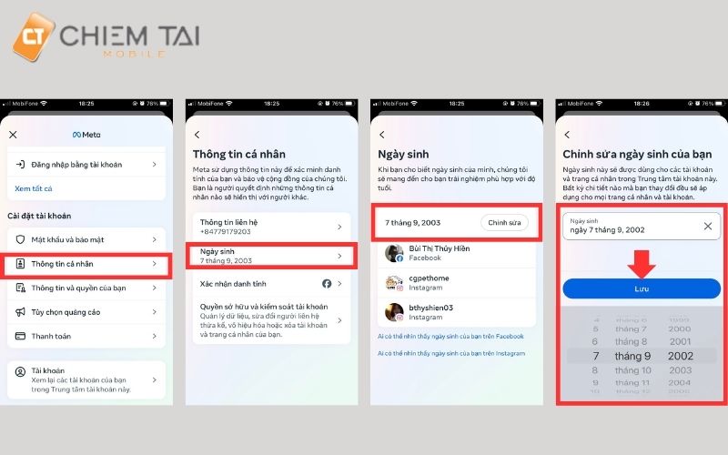 Cách đổi ngày sinh trên Facebook CỰC NHANH CHÓNG và đơn giản