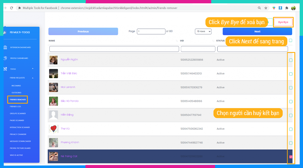 Cách xóa bạn bè hàng loạt trên Facebook nhanh nhất 