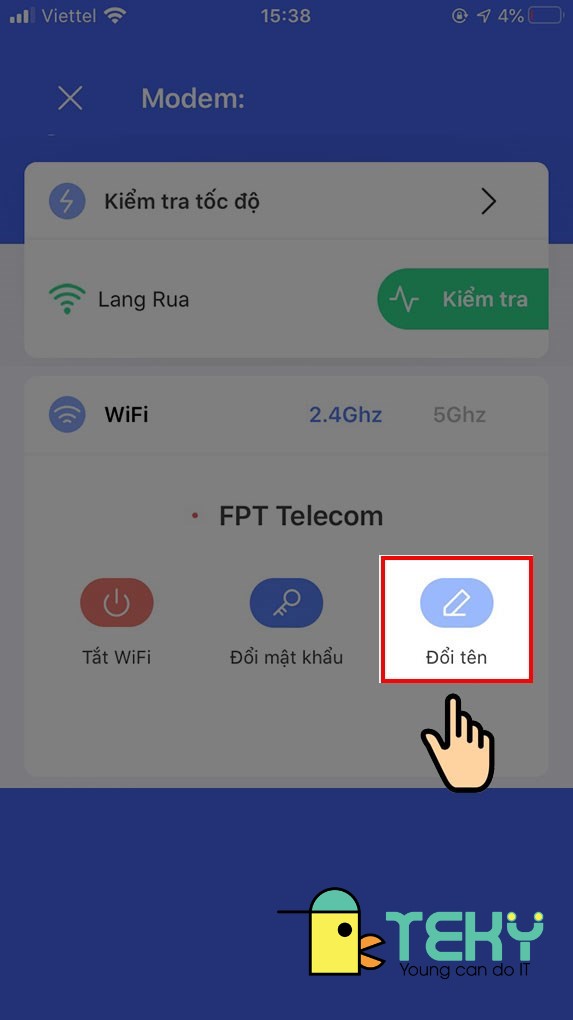 Cách đổi tên Wi-Fi chỉ với vài bước đơn giản