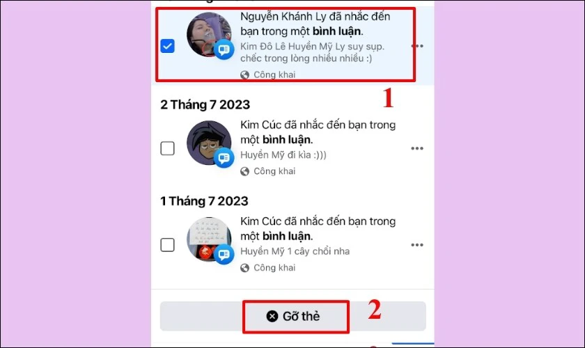 Cách gỡ gắn thẻ trên Facebook đơn giản và mới nhất