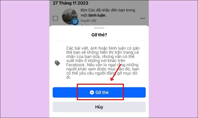 Cách gỡ gắn thẻ trên Facebook đơn giản và mới nhất