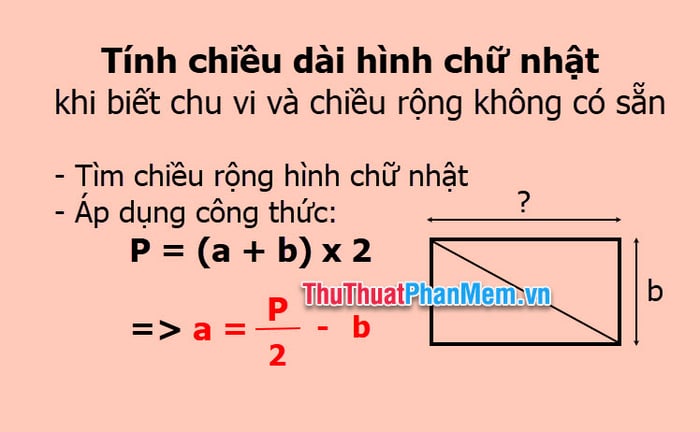 Hướng dẫn tính chiều dài hình chữ nhật và ví dụ thực tế