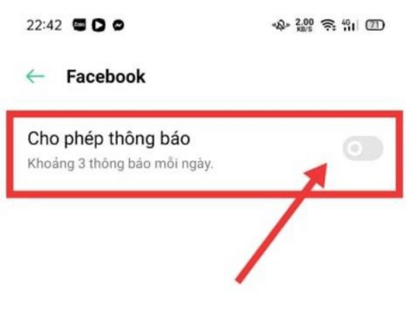 Cách tắt thông báo Facebook đơn giản trên điện thoại, Chrome, Gmail