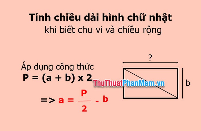 Hướng dẫn tính chiều dài hình chữ nhật và ví dụ thực tế