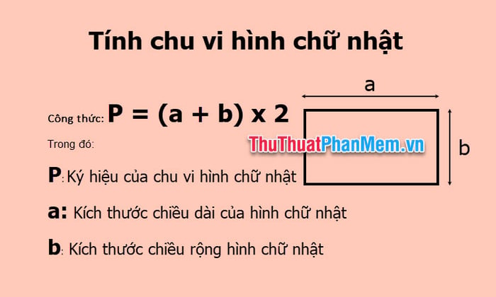 Hướng dẫn tính chiều dài hình chữ nhật và ví dụ thực tế