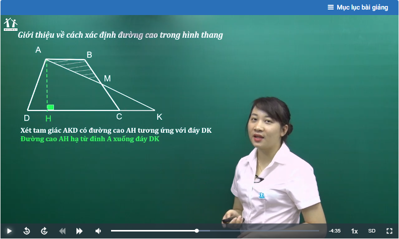 Cách tính diện tích hình thang, chu vi hình thang - Toán lớp 5