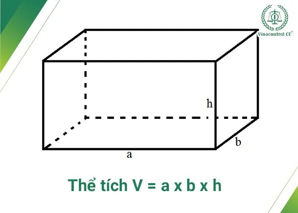 Công thức tính thể tích hình hộp chữ nhật và hướng dẫn giải bài tập