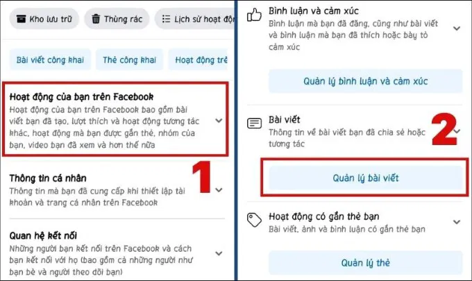 Cách xóa bài viết trên Facebook một cách nhanh chóng, dễ dàng