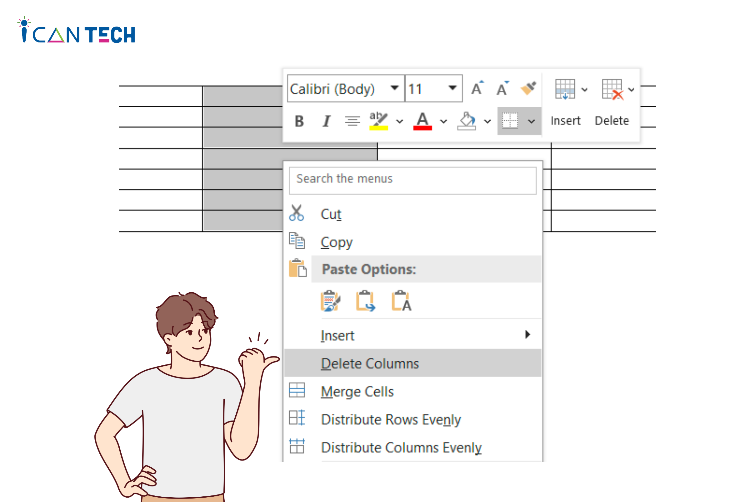 Hướng dẫn cách xóa dòng, xóa cột trong Word đơn giản, ai cũng cần phải biết