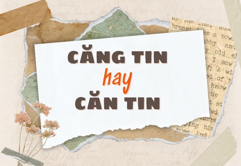 Căng tin hay căn tin viết đúng chính tả?