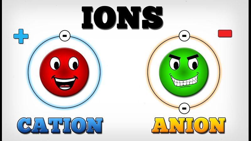 Anion Cation là gì? Sự khác biệt giữ Anion và Cation