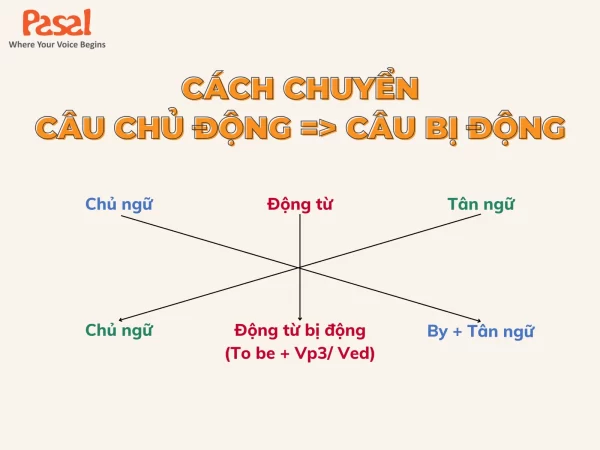 Câu bị động (Passive Voice): Định nghĩa, cấu trúc, cách dùng và bài tập đầy đủ nhất