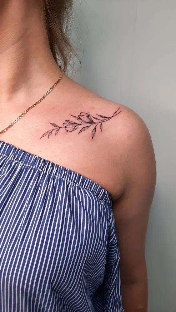 Top 500 hình xăm mini ở vai cực chất cho nam và nữ - Genztattoo