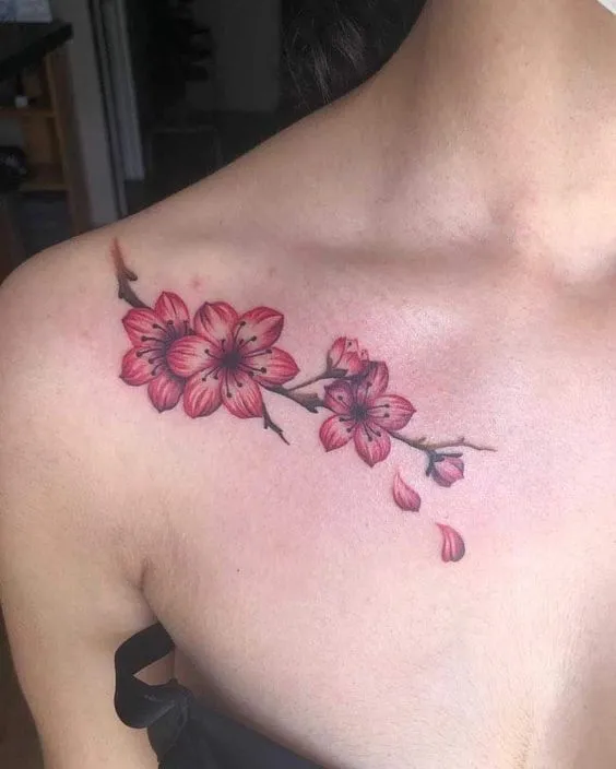 99+ hình xăm bông hoa trên vai được ưa thích nhất hiện nay - Genztattoo