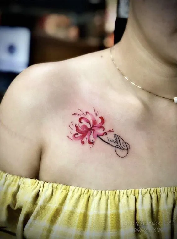 99+ hình xăm bông hoa trên vai được ưa thích nhất hiện nay - Genztattoo