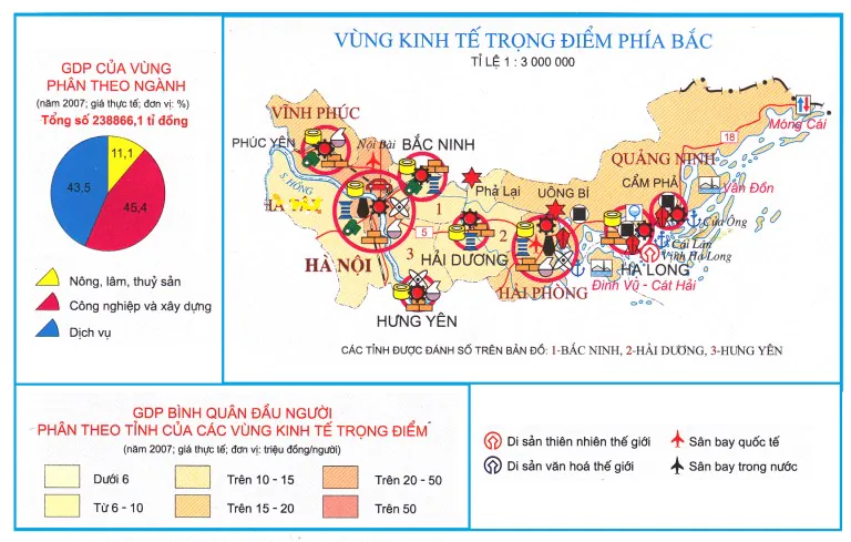 Tìm hiểu về bản đồ Việt Nam 3 miền Bắc - Trung - Nam