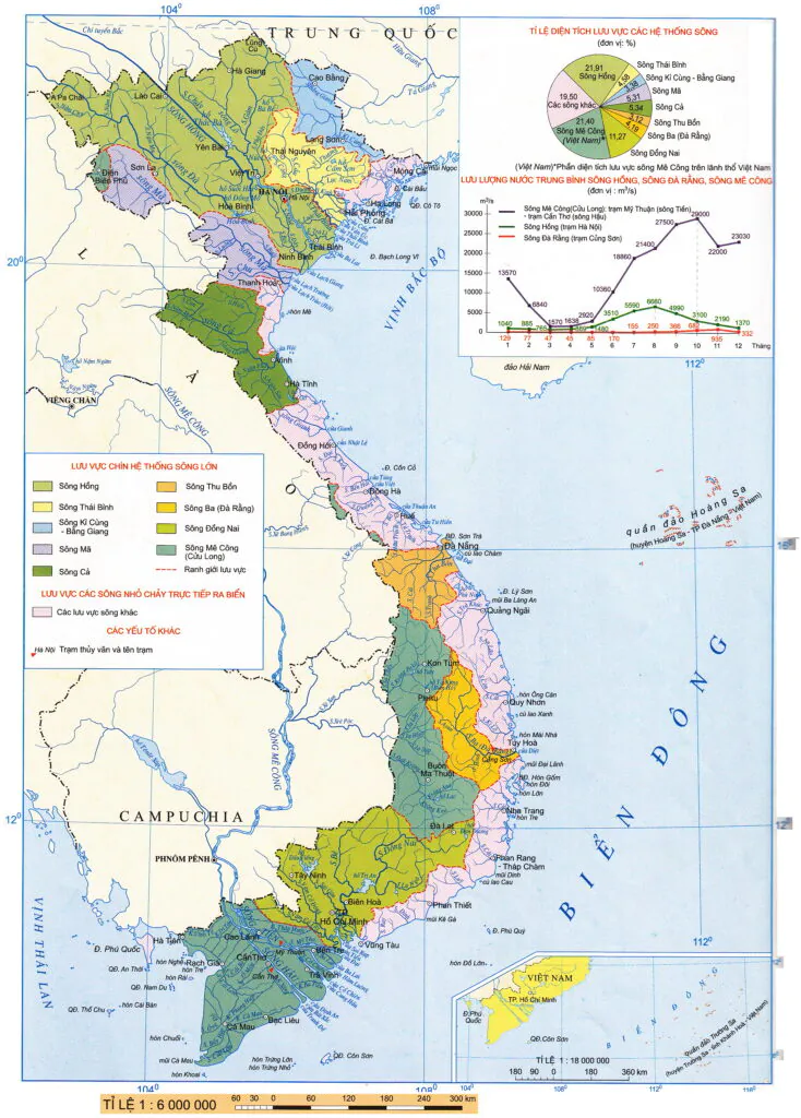 Tìm hiểu về bản đồ Việt Nam 3 miền Bắc - Trung - Nam