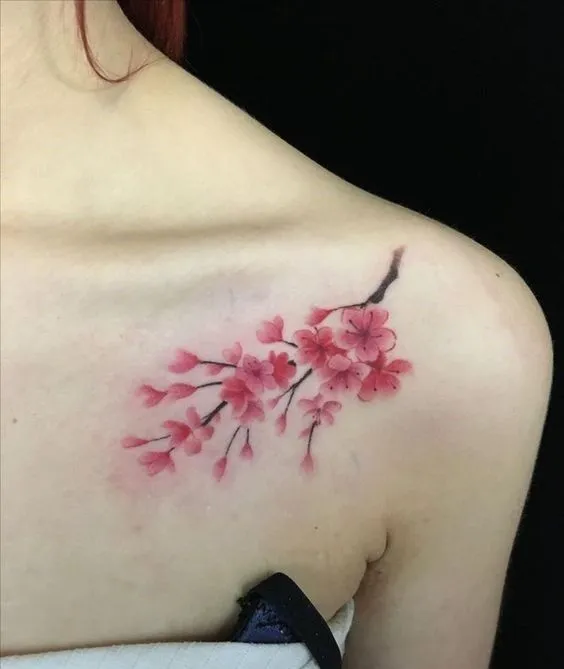 99+ hình xăm bông hoa trên vai được ưa thích nhất hiện nay - Genztattoo