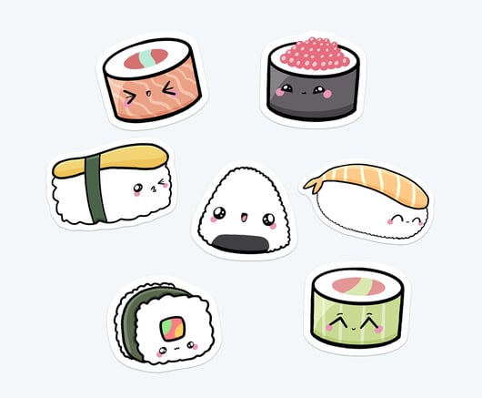 Tổng Hợp Mẫu Sticker Cute Food, Sticker Đồ Ăn Dễ Thương