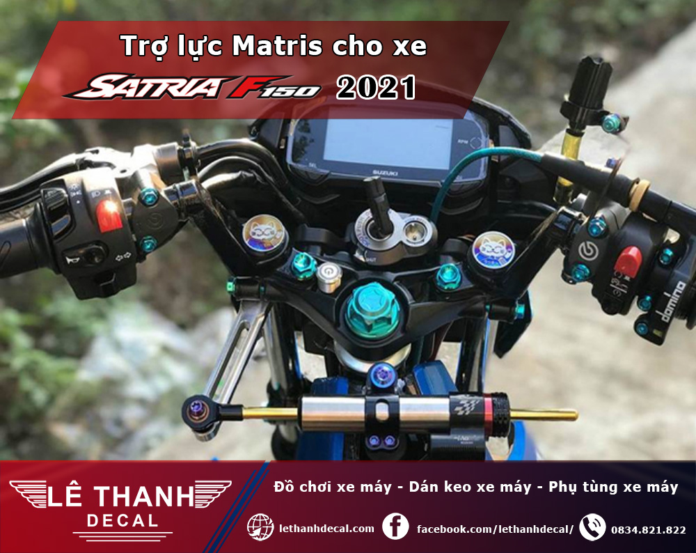 Đồ chơi xe máy Satria và những phụ kiện cần lắp đặt hiện nay