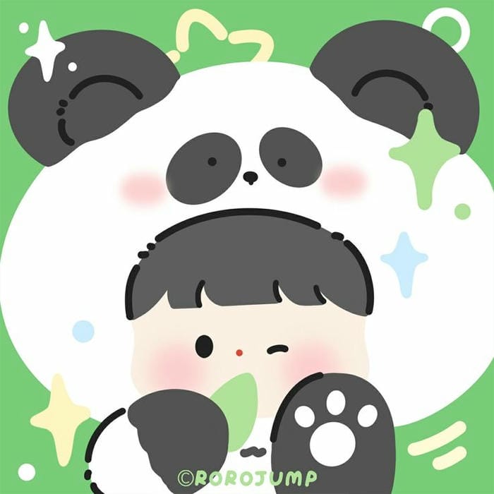 200+ Hình ảnh avatar gấu trúc chibi cute dễ thương