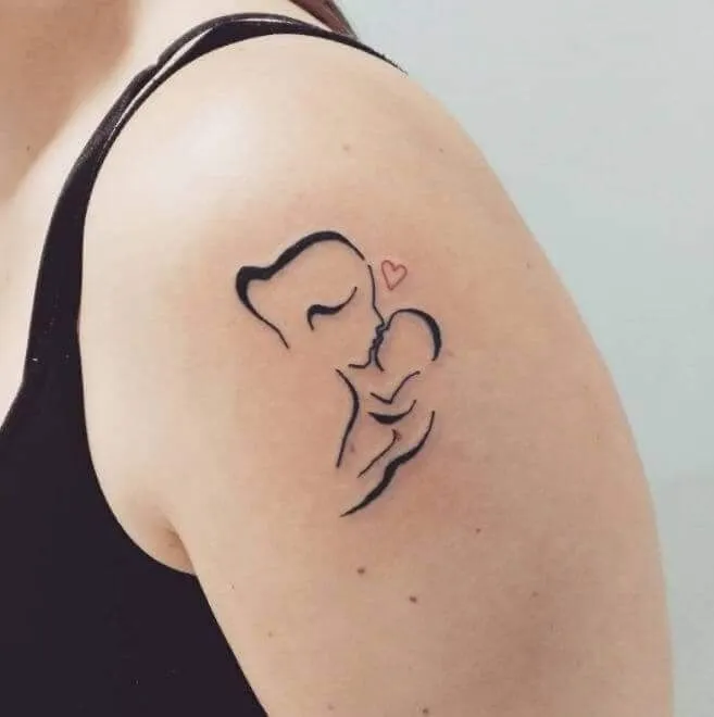 Top 555+ hình xăm mẹ bồng con ý nghĩa được tuyển chọn - Genztattoo