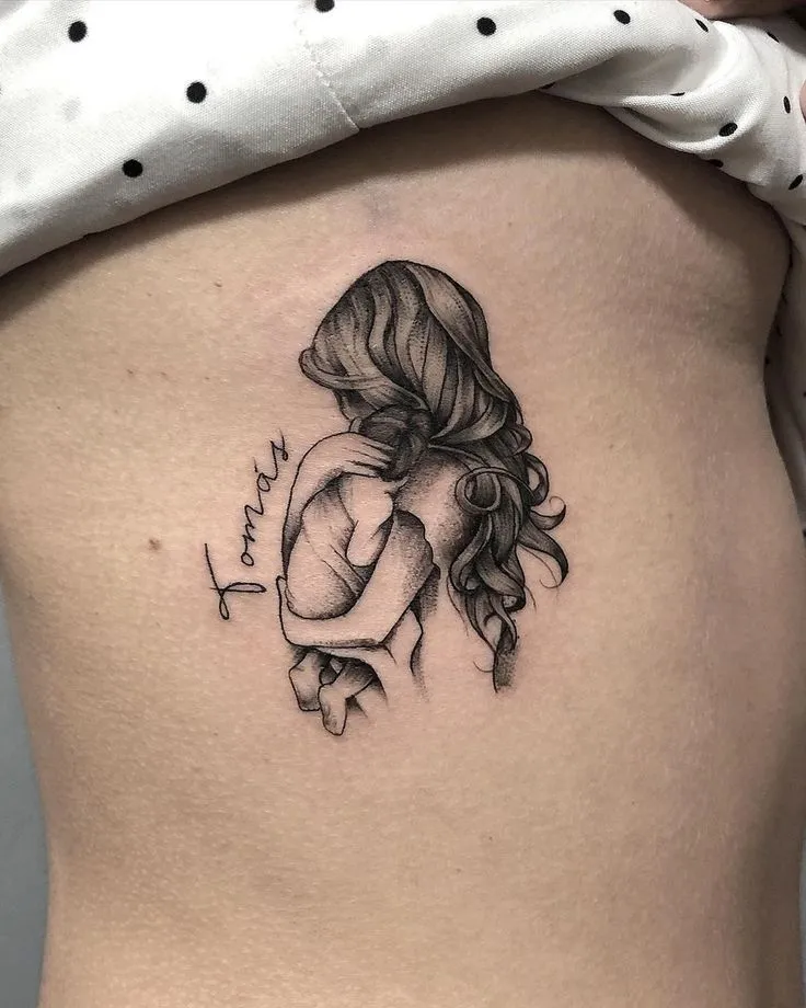 Top 555+ hình xăm mẹ bồng con ý nghĩa được tuyển chọn - Genztattoo