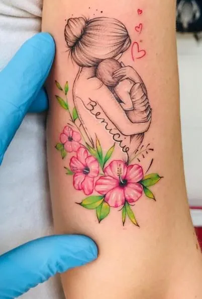 Top 555+ hình xăm mẹ bồng con ý nghĩa được tuyển chọn - Genztattoo