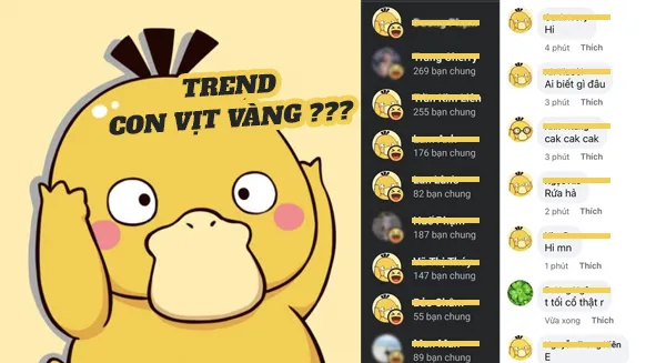 Trend avatar con vịt vàng là gì? Vì sao lại tràn lan khắp MXH facebook?