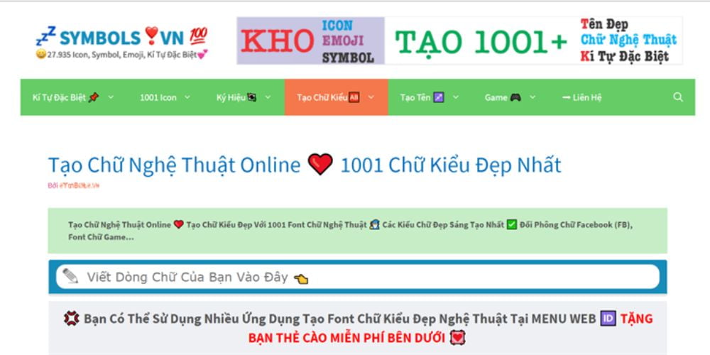 Top 7 website tạo kiểu chữ đẹp không thể bỏ qua