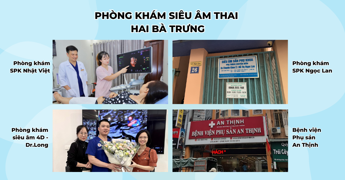 Tổng hợp Phòng khám Siêu âm thai gần đây Hà Nội theo quận (phần 1)