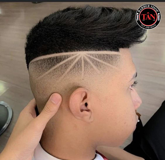 Các kiểu gạch tóc nam đẹp năm 2024 - Tân Barber Shop