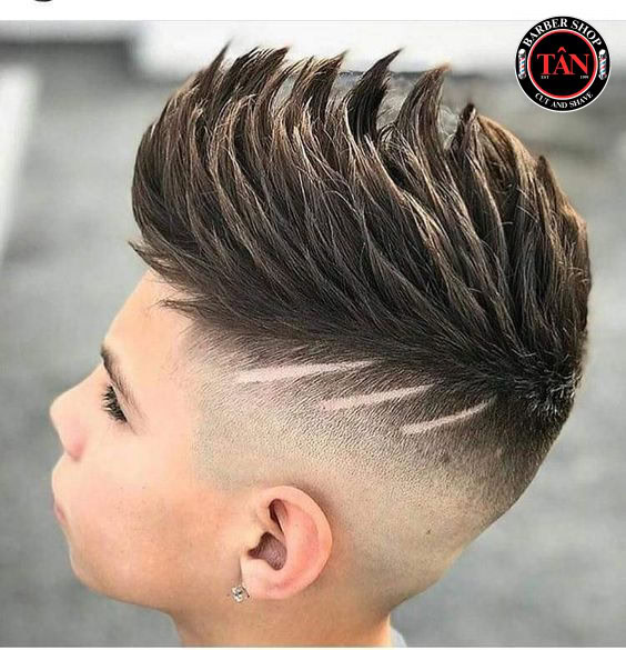 Các kiểu gạch tóc nam đẹp năm 2024 - Tân Barber Shop