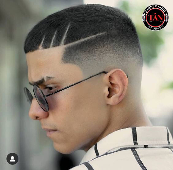 Các kiểu gạch tóc nam đẹp năm 2024 - Tân Barber Shop