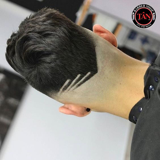 Các kiểu gạch tóc nam đẹp năm 2024 - Tân Barber Shop