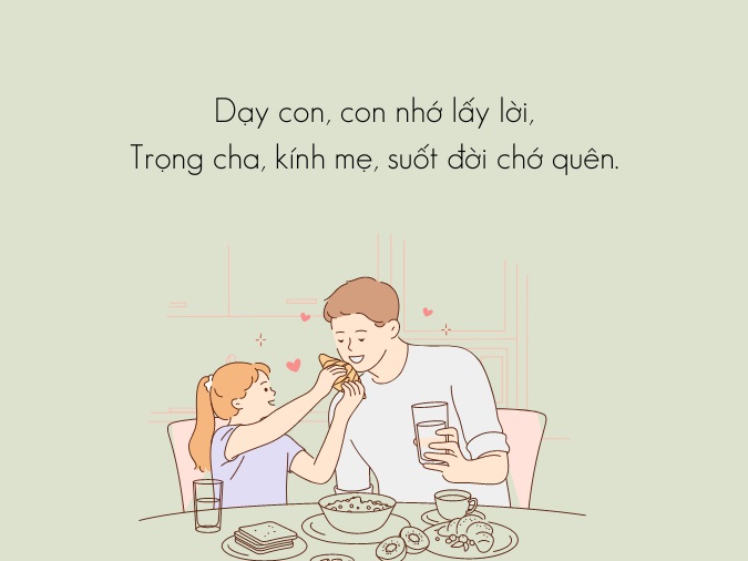 Ý nghĩa câu ca dao ‘Công cha như núi thái sơn, nghĩa mẹ như nước trong nguồn chảy ra’