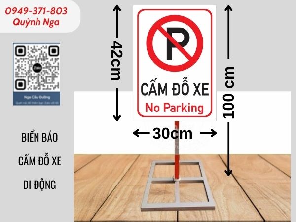 Biển Báo P.131 Cấm Đỗ Xe - Ý Nghĩa Và Kích Thước