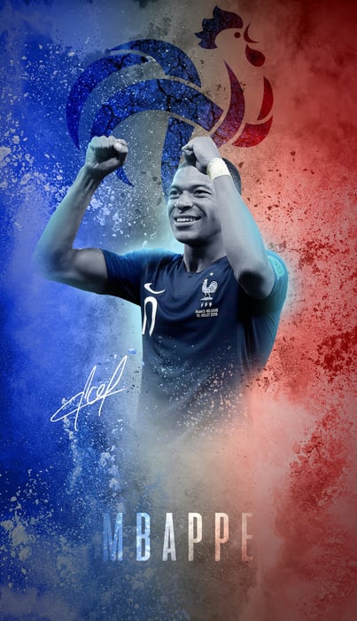 Khám phá vẻ đẹp tinh tế của Mbappe trong hình nền 4K