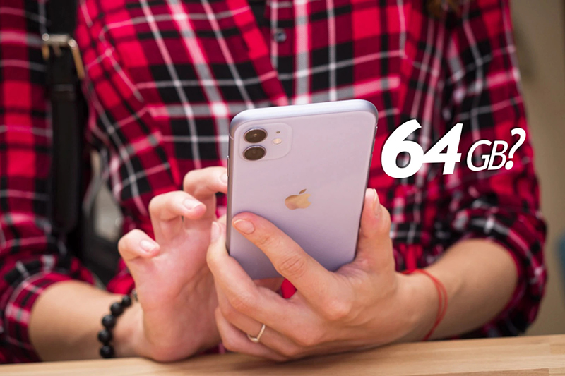 Nên mua iPhone 11 dung lượng bao nhiêu? 64GB có đủ không?