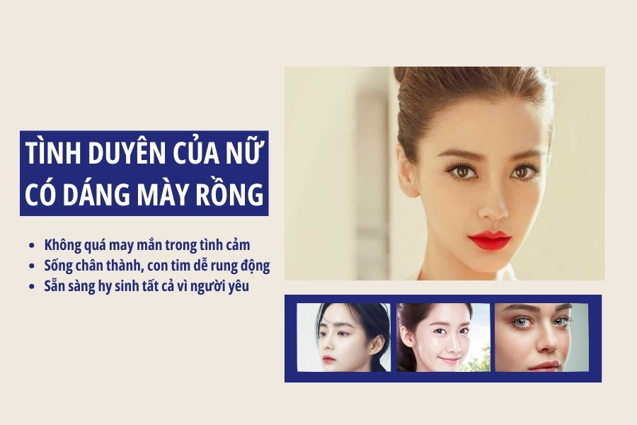 Lông mày rồng là gì? Tướng số long mi ở nam, nữ như thế nào?