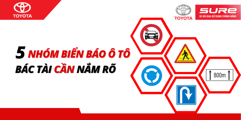 5 nhóm biển báo ô tô con các tài xế bắt buộc phải nắm rõ | Toyotasure