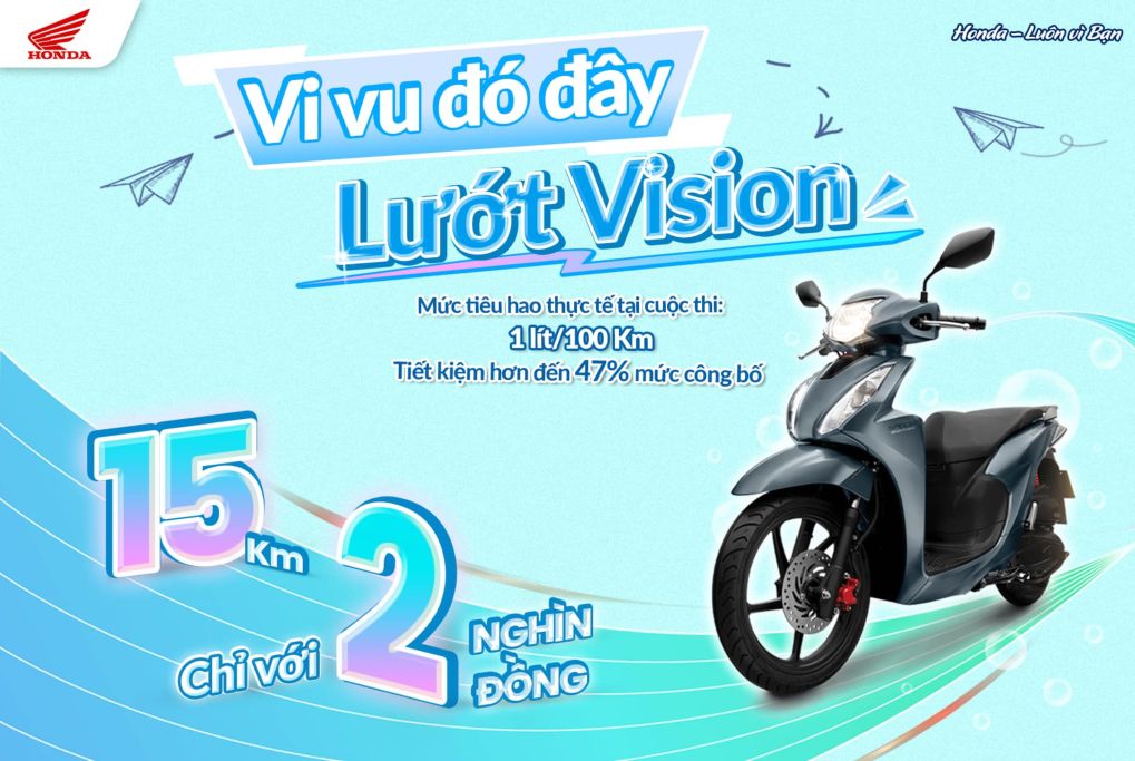 Đánh giá mới về khả năng tiết kiệm nhiên liệu của Honda Vision