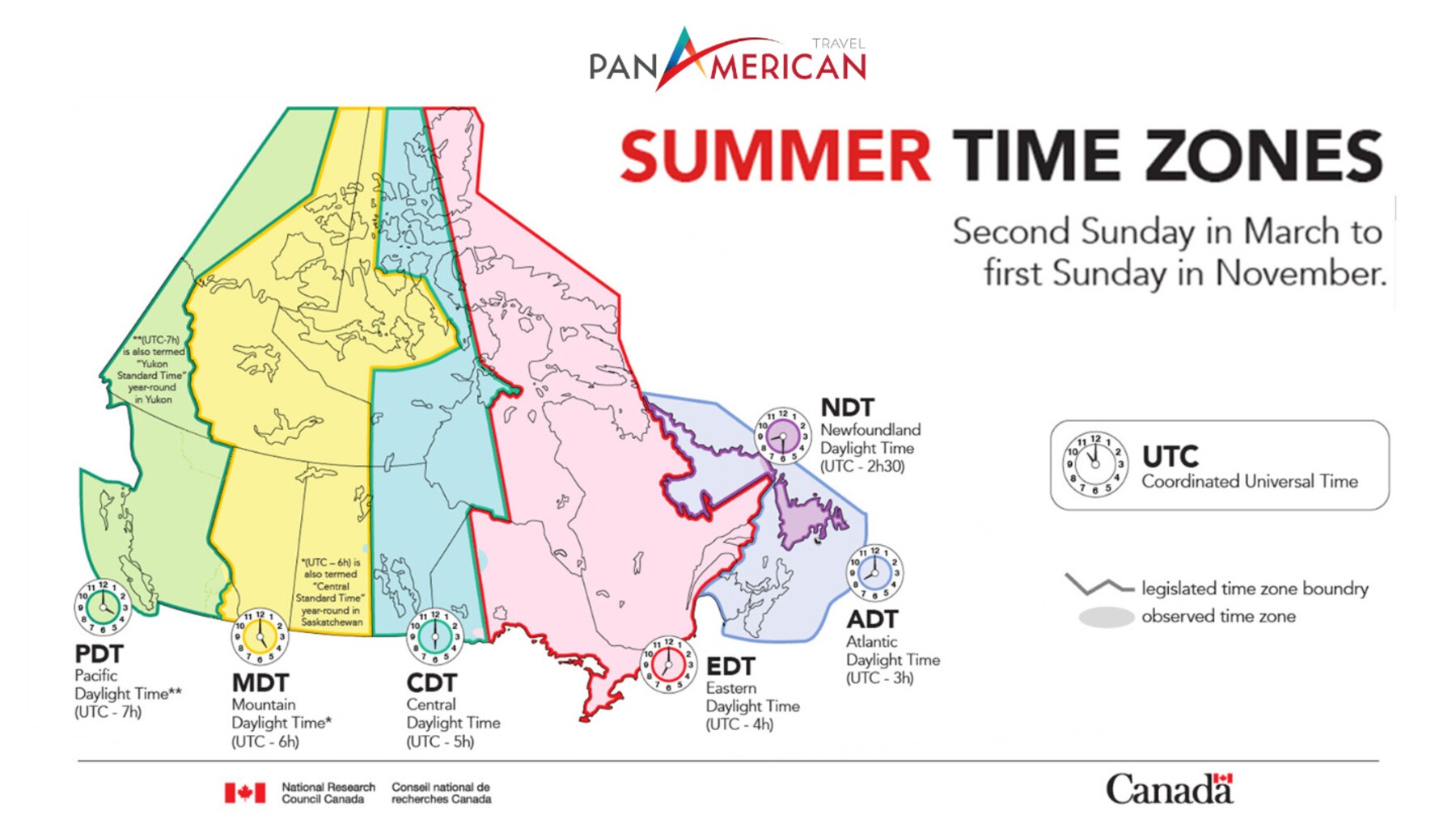 Giờ bên Canada | Canada cách Việt Nam mấy tiếng?