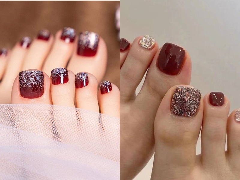 Top 99+ Mẫu Nail Chân Đỏ Thời Thượng Nhất Cho Nàng